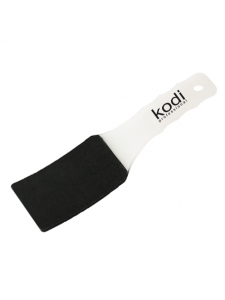 Plastic foot file with white handle 100/180